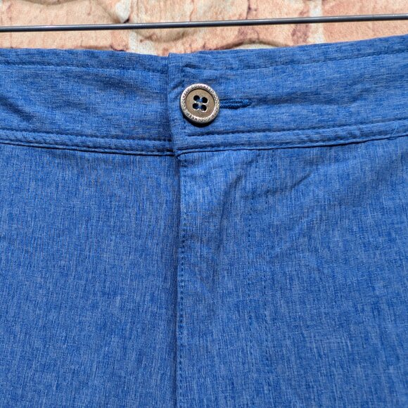 Cool Keep Stretch Performance Lightweight Heather Blue Shorts LIGHT BLUE Size 38 - Picture 3 of 7